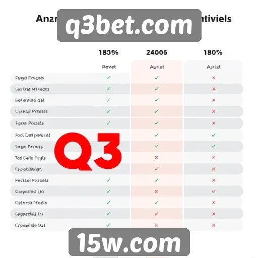 Comparativo entre jogos disponíveis no q3bet e concorrentes
