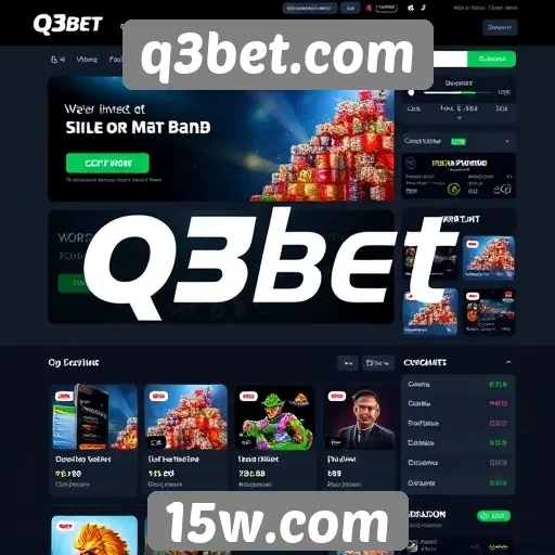 Interface e usabilidade do site q3bet.com
